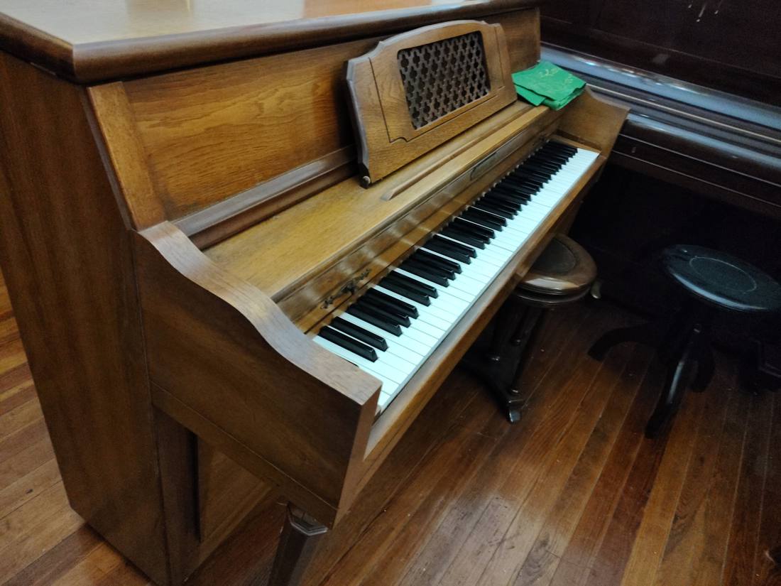 Piano Schafer and Sons, teclado