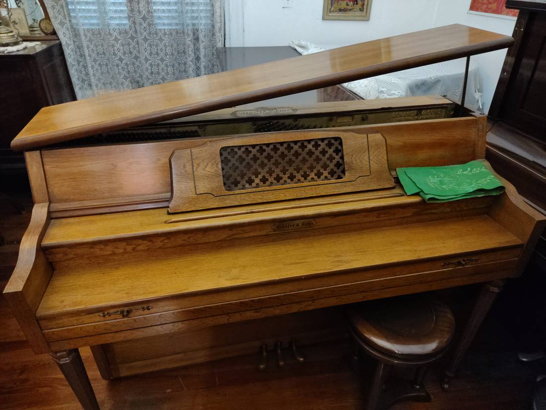 Piano Schafer and Sons, detalle